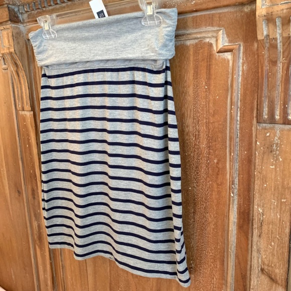 GAP Foldover Striped Stretch Skirt Size Small - Picture 5 of 11